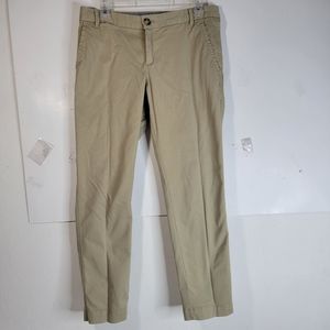 Womans Banana Republic City Chinos Khaki Cotton pants size 4